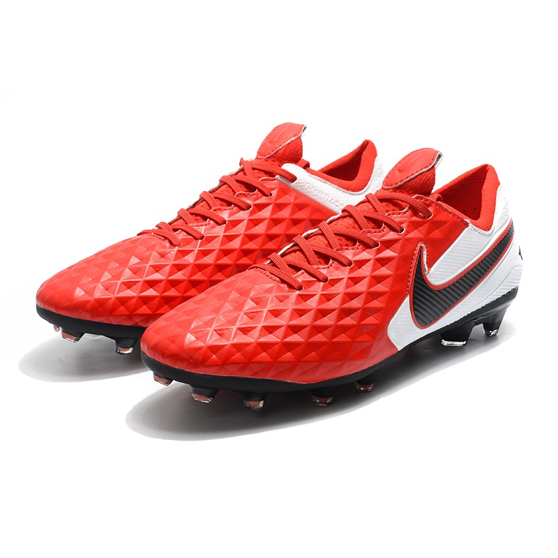 Nike Tiempo Legend Elite FG Červené Bílý Černá